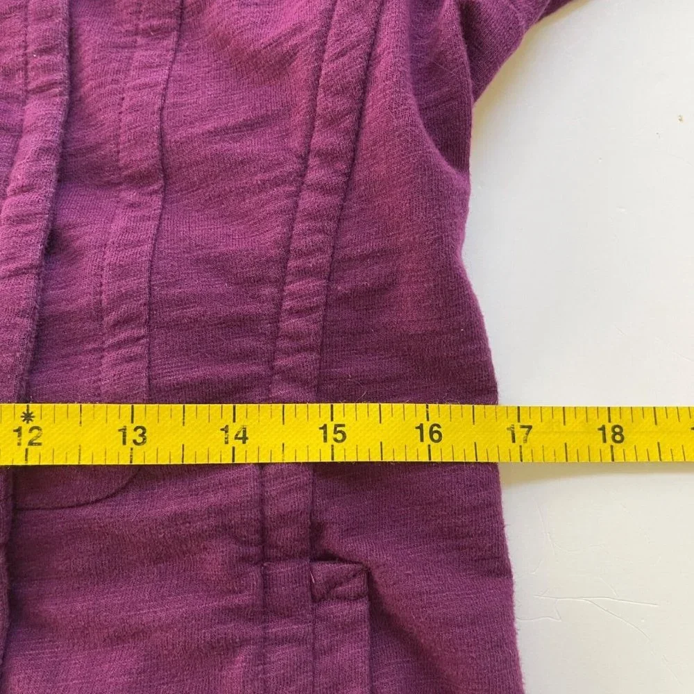 Dex Double Breasted Blazer Jacket Womens size Small Pet Fitted Dress Coat Purple - Picture 7 of 8
